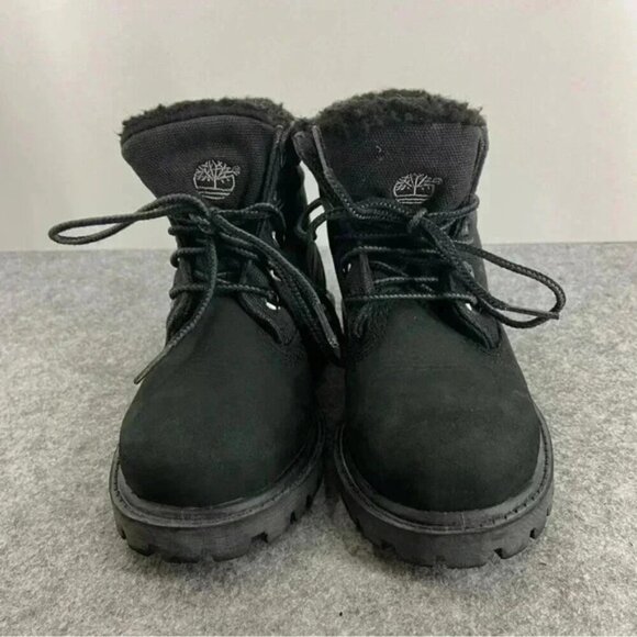 Timberland unisex-child Icon Roll-top With Fleece Fashion Boot Child Size 9 - Picture 3 of 10